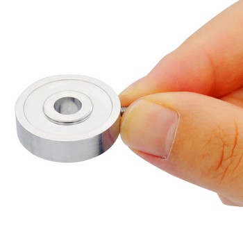 Miniature washer type through hole load cell