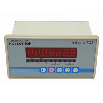 Load cell indicator weighing controller